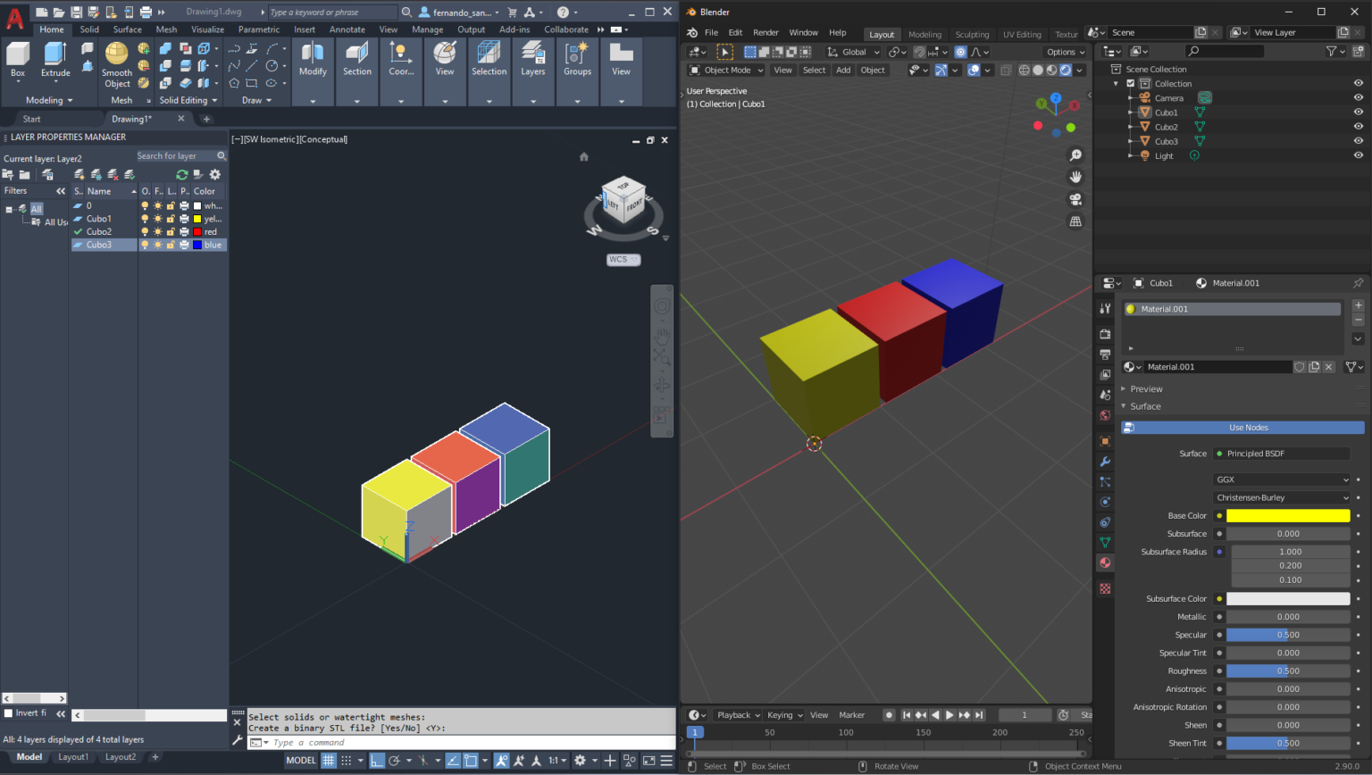 Exportando de Autocad a Blender Beztao Blog