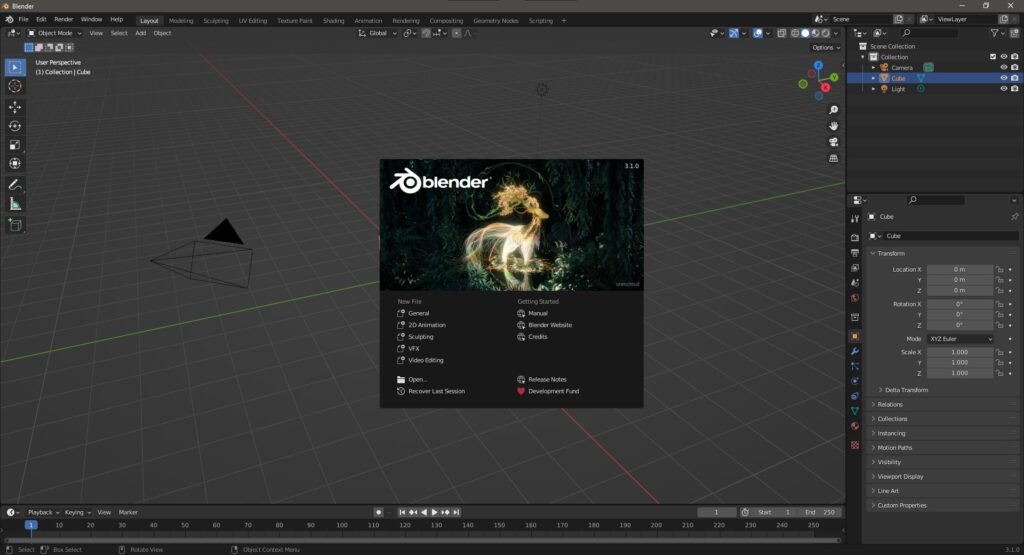 Bienvenido a blender