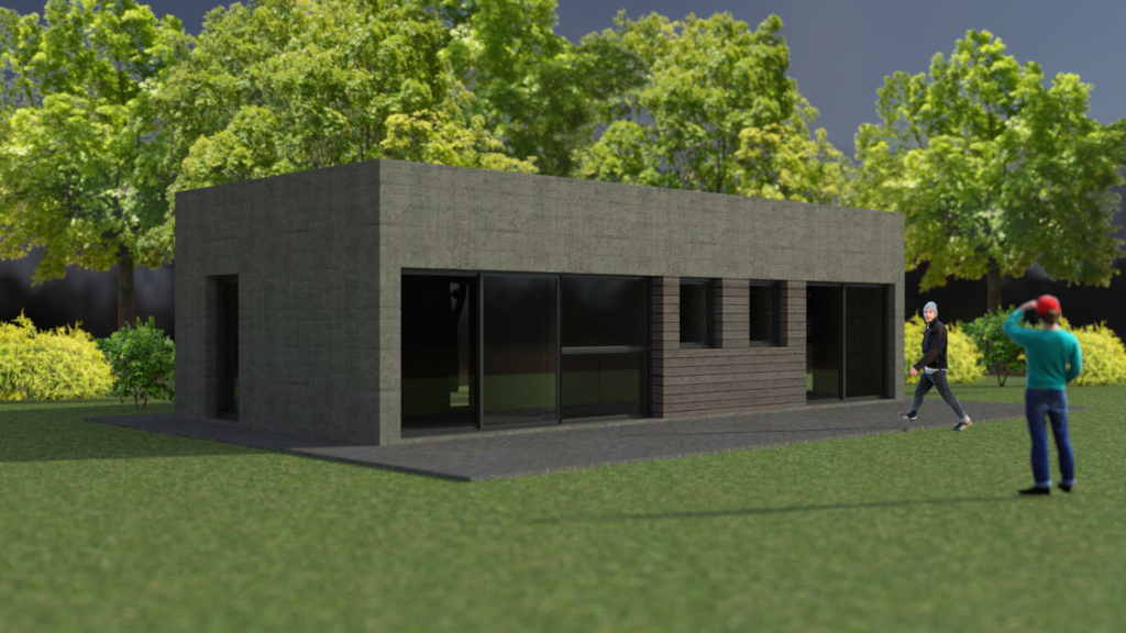 arquitectura con Blender